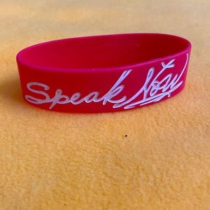 Speak Now Taylor Swift Rubber Bracelet